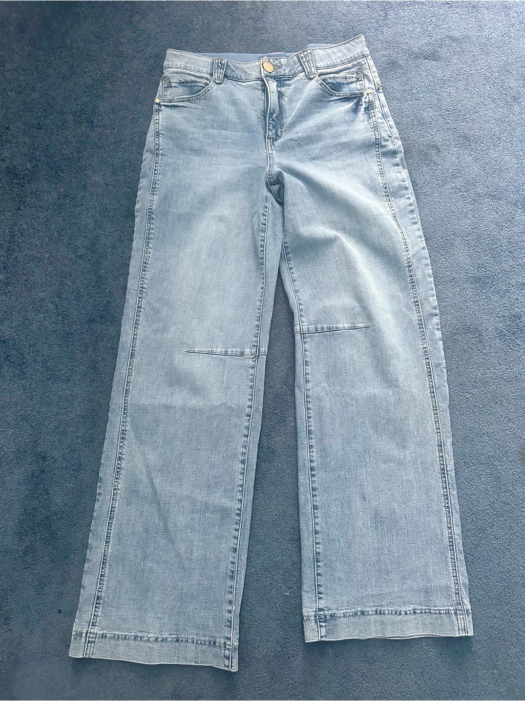 Democracy Light Blue Wide Leg Jeans